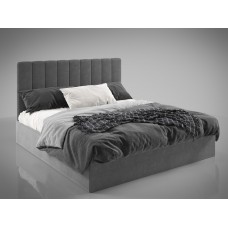 Ліжко BNB BacardiDesign без підйомного механізму 160x190 сірий