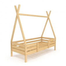 Дерев'яне ліжко для підлітка SportBaby Вігвам лак 190х80 см