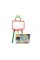 Детский мольберт для рисования Doloni 110-130 с аксессуарами оранжево-зелёный 013777/3