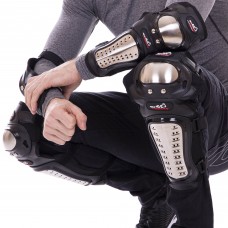 Комплект мотозащиты колено голень + предплечье локоть 4штSP-Sport PRO-BIKER X HJ-01 Черный