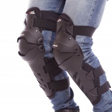 Мотозахист (коліно, гомілка) 2шт PRO BIKER MS-1239 (пластик, PL, Чорний) (PT1635)