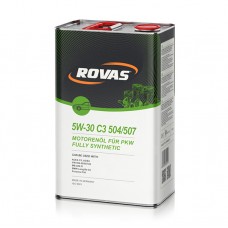 Моторное масло Rovas 5W-30 С3 504/507 синтетика 5 л (75901)