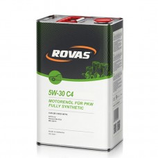 Моторное масло Rovas 5W-30 С4 синтетика 5 л (75903)