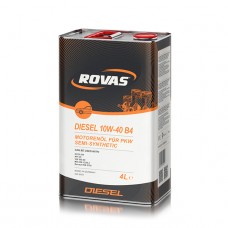 Моторное масло Rovas RX5 Diesel 10W-40 B4 синтетика 4 л (73938)