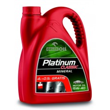 Моторное масло PLATINUM CLASSIC GAS MINERAL 4,5л 15W-40