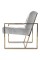 Мягкое кресло на металлическом каркасе JecksonLoft Шик Серый 039