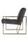 Мягкое кресло на металлическом каркасе JecksonLoft Шик Темно-серый 039