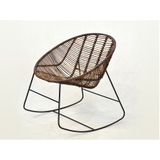 Плетеное кресло Эскадо CRUZO натуральный ротанг коричневый (kr08210)