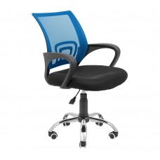 Офісне крісло керівника Richman Spider Piastra Хром Чорно-синій