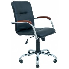 Офисное кресло руководителя Richman Самба Флай 2230 Хром М1 Tilt Черное