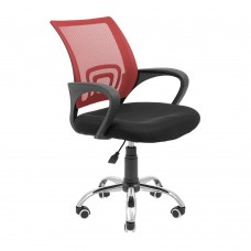 Офісне крісло керівника Richman Spider Piastra Хром Чорно-червоний
