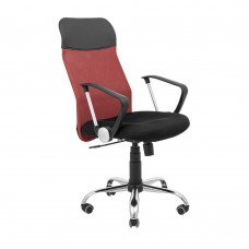 Офісне крісло керівника Richman Ultra Хром M1 Tilt Чорно-червоний