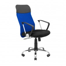 Офісне крісло керівника Richman Ultra Хром M1 Tilt Чорно-синій