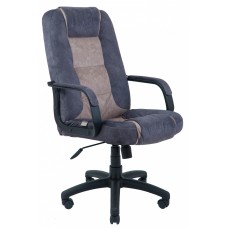 Офисное кресло руководителя Richman Челси Alberta Grey-Cocoa Пластик Рич М1 Tilt Серо-бежевое