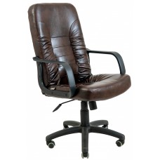 Офисное Кресло Руководителя Richman Техас Мадрас Dark Brown Пластик М1 Tilt Коричневое
