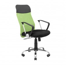 Офісне крісло керівника Richman Ultra Хром M1 Tilt Чорно-зелений
