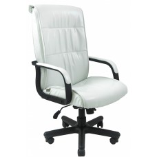 Офісне крісло керівника Richman Ріо Лакі White Пластик Річ М1 Tilt Біле