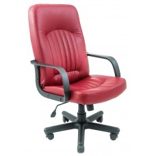 Офісне крісло керівника Richman Фіджі Zeus Deluxe Berry Пластик М1 Tilt Червоне