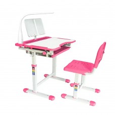 Комплект функциональной мебели Cubby парта и стул-трансформеры Vanda Pink (221959)