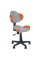 Парта FunDesk Sentire 1200x650x540 -760 мм Pink + крісло FunDesk LST3 Orange-Grey + тумбочка FunDesk SS15W Pink