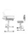 Комплект дитячих меблів парта та стілець-трансформери Cubby Botero 780 x 588 x 540-760 мм Grey
