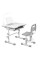 Комплект детской мебели парта и стул-трансформеры Cubby Botero 780 x 588 x 540-760 мм Grey