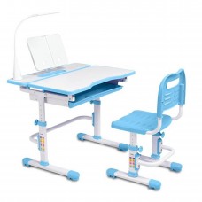 Комплект дитячих меблів парта та стілець-трансформери Cubby Botero 780 x 588 x 540 - 760 мм Blue