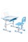 Комплект дитячих меблів парта та стілець-трансформери Cubby Botero 780 x 588 x 540 - 760 мм Blue