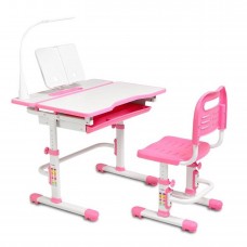 Комплект детской мебели парта и стул-трансформеры Cubby Botero 780 x 588 x 540-760 мм Pink