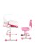 Комплект дитячих меблів парта та стілець-трансформери Cubby Botero 780 x 588 x 540-760 мм Pink