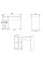 Стіл письмовий Юніор-3 Компанит Німфея альба (100х50х80 см)