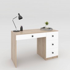 Письменный стол Gusar Арт 1200х600х750 мм Дуб сонома/Белый