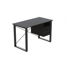 Письмовий стіл із ящиками Ferrum-decor Оскар 750x1200x600 метал Чорний ДСП Сосна Кембра 16 мм (OSK0003)