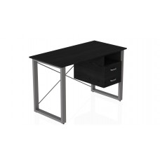 Письмовий стіл із ящиками Ferrum-decor Оскар 750x1200x600 метал Сірий ДСП Сосна Кембра 16 мм (OSK0017)