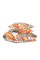 Семейный комплект на резинке Cosas ORANGE PALMS Ранфорс 2х160х220 см Оранжевый