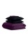 Семейный комплект Cosas VIOLET SATIN CS7 2х160х220 см Черный/Фиолетовый