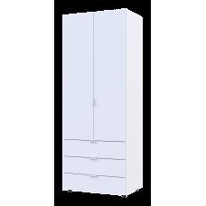 Распашной шкаф для одежды Гелар Doros Белый 2 ДСП 77,5х49,5х203,4 (80737021)