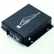 Мобильный AHD видеорегистратор на 2 камеры Pomiacam HD DVR Черный (100399)