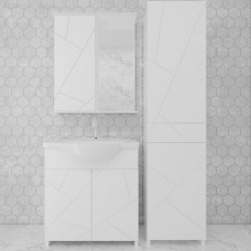 Комплект мебели Mikola-M Chaos с пеналом из пластика белый 50 см