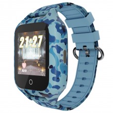 Детские водонепроницаемые GPS часы с видеозвонком MYOX MX-72BLW 4G Камуфляж