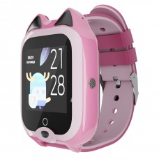 Детские водонепроницаемые GPS часы с видеозвонком MYOX MX-58GW 4G Розовый