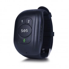 Браслет трекер багатофункціональний для дітей та літніх людей ReachFar RF-V48 4G GPS c чорною SOS (100885)