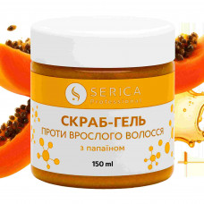 Скраб-гель против врастания волос Papain gel-scrub c папаином 150мл