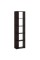 Стеллаж книжный Компанит П-37 Венге темный 50х25,6х185,6 см