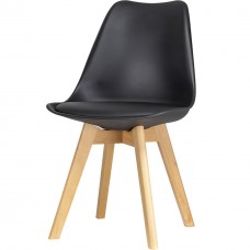 Комплект стільців Doros Бін Чорний 49х43х84 (42005076) - 2 шт