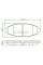 Колодки гальмові Bosch дискові передні CHEVROLET/DAEWOO Lanos/Matiz F 0.8-1.5 0986495224