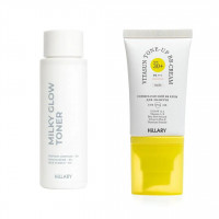 Набір для рівного тону та щоденного захисту SPF30+ Nude HiLLARY Set for Even Skin Tone & Daily SPF30+ Protection