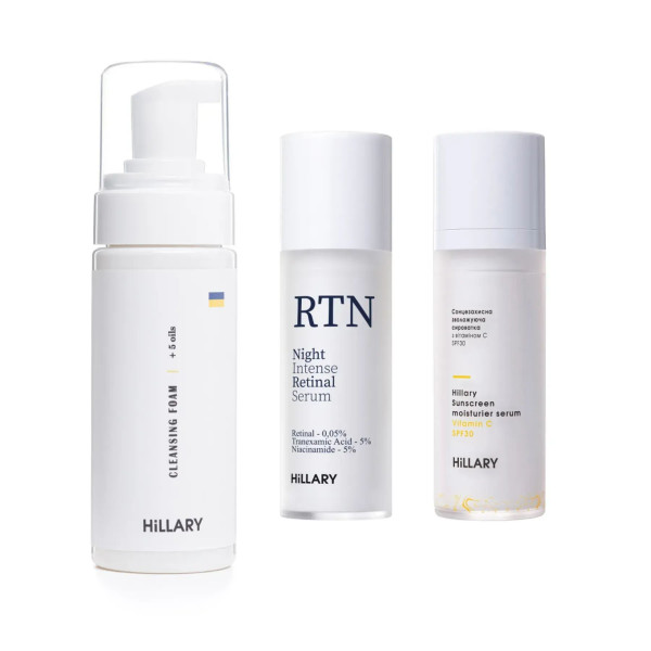 Комплекс для ночного обновления и дневной защиты кожи Hillary Night Renewal Day Protection Skin Complex