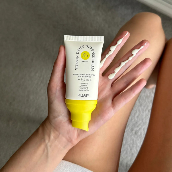Набор с тонером, сывороткой, кремом и солнцезащитным средством Hillary Face Care Set