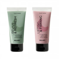 Набір глиняних масок для догляду за шкірою обличчя Hillary Clay Mask Duo